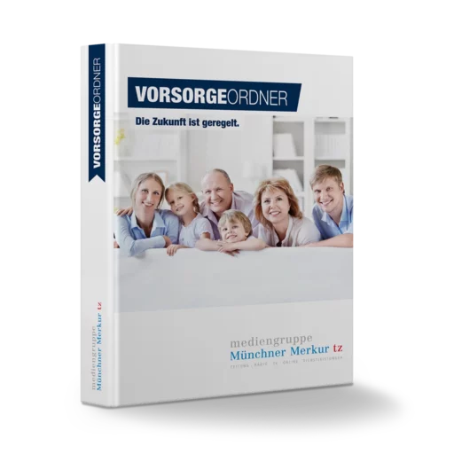 Vorsorgeordner Münchner Merkur tz Ansicht