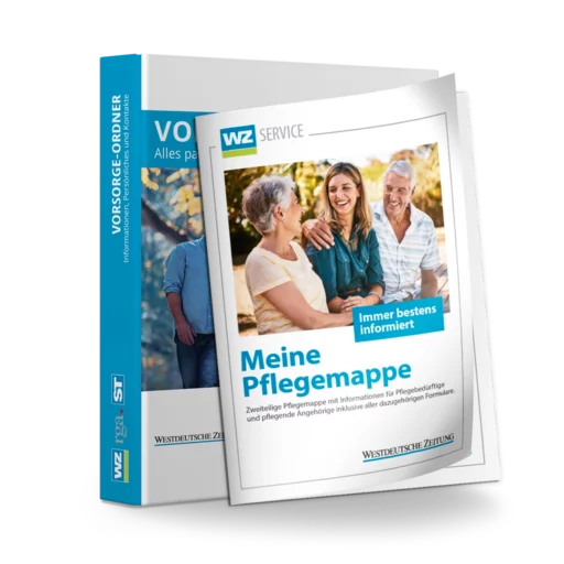 Vorsorgeordner und Pflegemappe WZ Ansicht